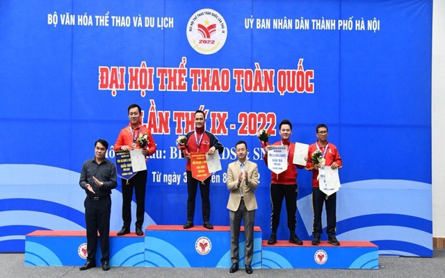 Đại hội thể thao toàn quốc lần thứ IX: Hà Nội tạm xếp vị trí nhất bảng tổng sắp huy chương - Ảnh 1.