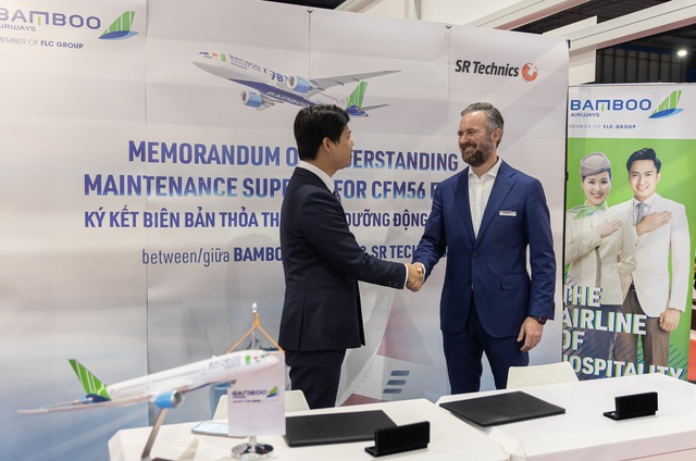 Bamboo Airways ký thỏa thuận động cơ trị giá 60 triệu USD với SR Technics, thảo luận mua Boeing 777X tại Singapore Airshow - Ảnh 2.