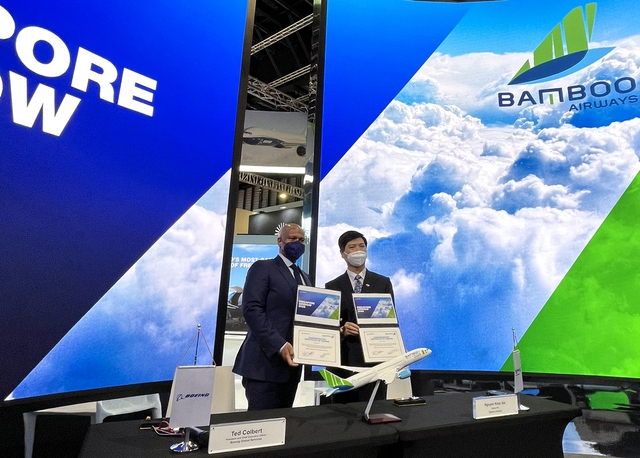 Bamboo Airways ký thỏa thuận động cơ trị giá 60 triệu USD với SR Technics, thảo luận mua Boeing 777X tại Singapore Airshow - Ảnh 3.