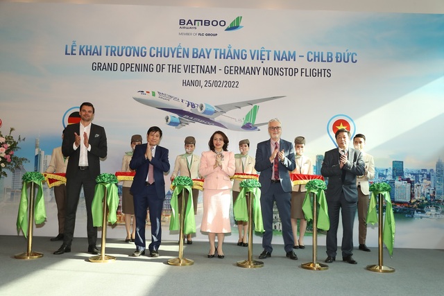 Bamboo Airways khai trương đường bay thẳng thương mại thường lệ Việt Nam – Đức, đẩy mạnh kế hoạch mở rộng mạng bay tới châu Âu - Ảnh 2.