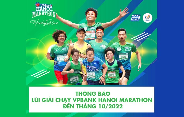 VPBank thông báo lùi giải chạy VPBank Hanoi Marathon – Hành trình Di sản 2021 sang tháng 10/2022 - Ảnh 1.