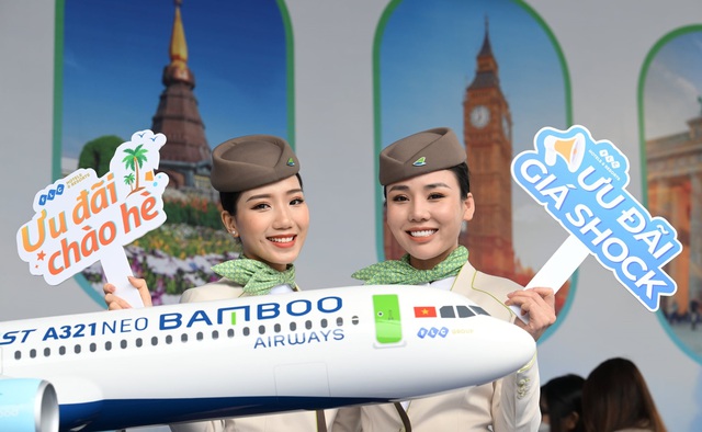 Hàng ngàn voucher ưu đãi của Bamboo Airways đã có chủ trong những ngày đầu VITM 2022 - Ảnh 1.
