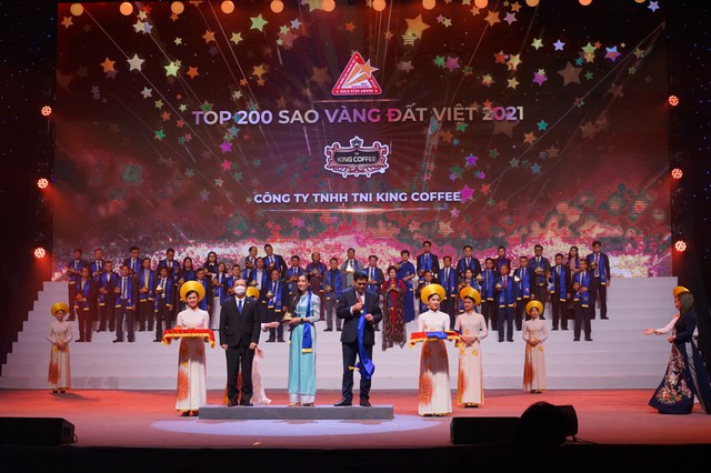 King Coffee đạt giải thưởng Sao Vàng Đất Việt Năm 2021 - Ảnh 1.