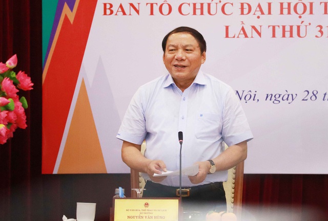 Bộ trưởng Nguyễn Văn Hùng: &quot;Công tác chuẩn bị cho SEA Games 31 đã cơ bản hoàn thành, đảm bảo đúng tiến độ đã đề ra&quot; - Ảnh 3.