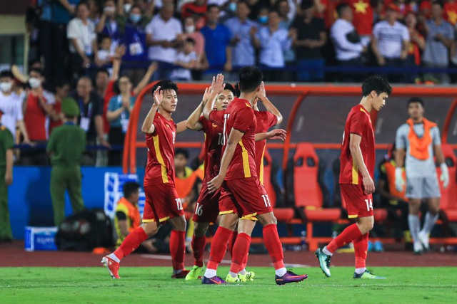 [Chùm ảnh] Chiến thắng bùng nổ đưa U23 Việt Nam tiến vào trận chung kết - Ảnh 9.