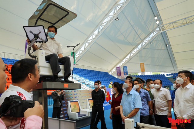 Phó Thủ tướng Vũ Đức Đam kiểm tra công tác chuẩn bị cho SEA Games 31 tại Bắc Ninh, Bắc Giang - Ảnh 9.