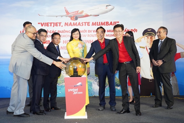 Vietjet mở đường bay Tp.Hồ Chí Minh/Hà Nội - Mumbai cùng các đường bay giữa Việt Nam - Ấn Độ  - Ảnh 1.