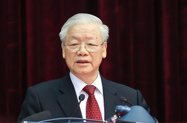 Tổng Bí thư Nguyễn Phú Trọng chủ trì Hội nghị toàn quốc tổng kết 10 năm công tác phòng chống tham nhũng, tiêu cực - Ảnh 1.