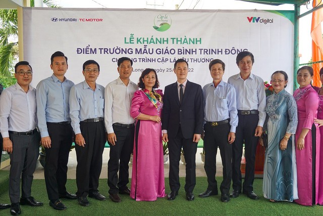 Hyundai Thành Công Viêt Nam trao tặng điểm trường mầm non tại Long An - Ảnh 5.