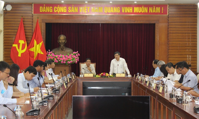 Thứ trưởng Đoàn Văn Việt làm việc với lãnh đạo UBND tỉnh Ninh Thuận - Ảnh 1.