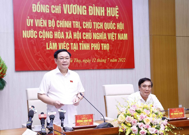 Chủ tịch Quốc hội: Phú Thọ cần phát triển kinh tế trên nền tảng văn hóa - Ảnh 1.