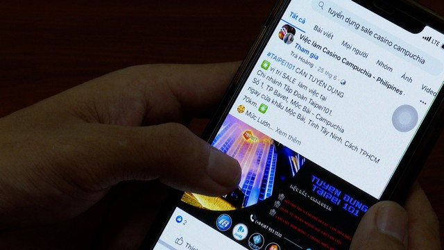 Cảnh báo bẫy lừa đảo sang Campuchia làm "việc nhẹ, lương cao" - Ảnh 1.