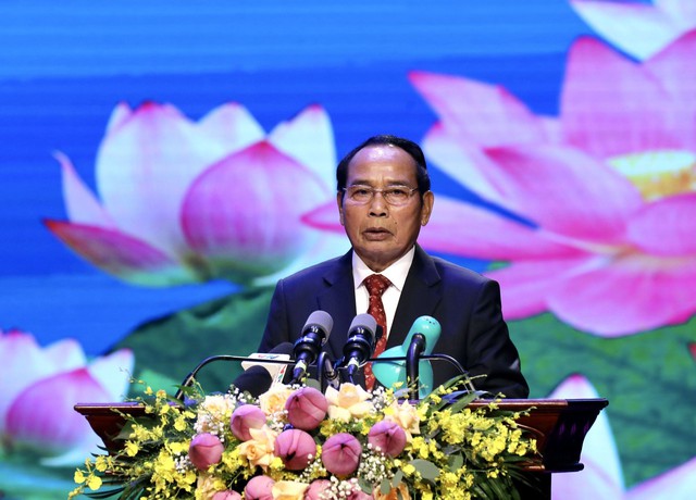 Tổng Bí thư: Chúng ta có quyền tự hào về mối quan hệ mẫu mực, vô cùng trong sáng, hết mực thủy chung giữa Việt Nam và Lào - Ảnh 3.