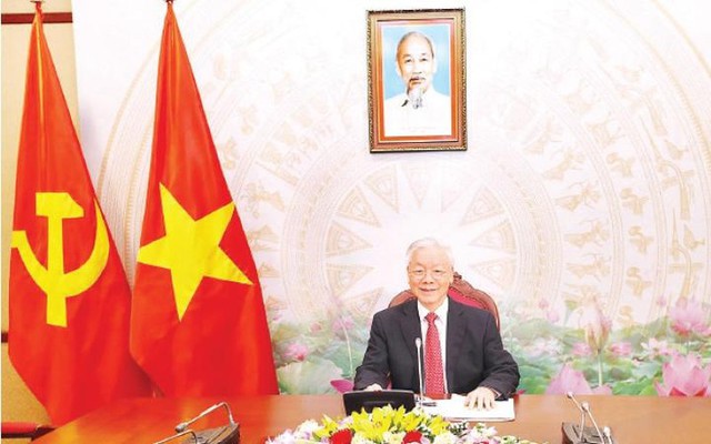 Tổng Bí thư Nguyễn Phú Trọng gửi thư chúc mừng lực lượng Cảnh sát nhân dân Việt Nam - Ảnh 1. Tổng Bí thư Nguyễn Phú Trọng gửi thư chúc mừng lực lượng Cảnh sát nhân dân Việt Nam - Ảnh 1.