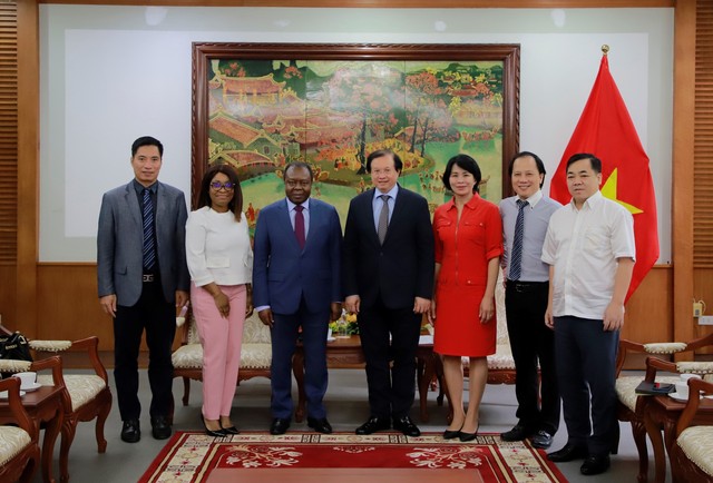Thứ trưởng Tạ Quang Đông tiếp Đại sứ Ai Cập và Đại sứ Angola - Ảnh 4.