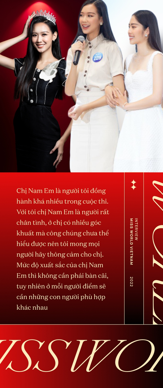 Phỏng vấn Top 3 Hoa hậu Thế giới Việt Nam 2022: Mai Phương lên tiếng tin đồn hẹn hò đại gia, 2 Á hậu tiết lộ mục đích dùng tiền thưởng  - Ảnh 6.