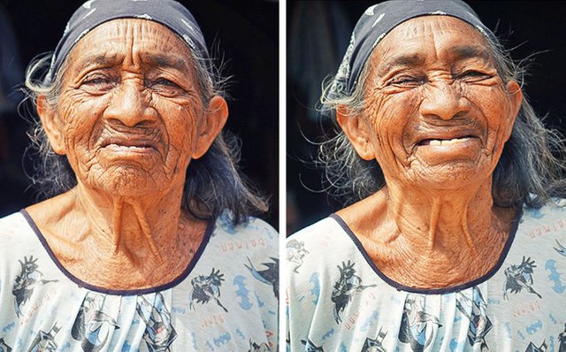 Bộ ảnh đầy ý nghĩa: Nhiếp ảnh gia chụp lại phản ứng của phụ nữ khắp thế giới trước và sau khi được khen xinh đẹp - Ảnh 6.