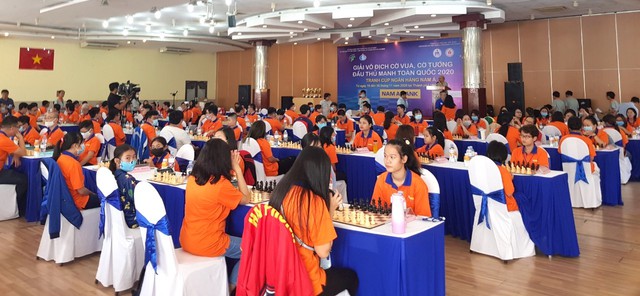Khởi tranh Giải vô địch Cờ vua xuất sắc quốc gia 2022 - Ảnh 1. Khởi tranh Giải vô địch Cờ vua xuất sắc quốc gia 2022 - Ảnh 1.