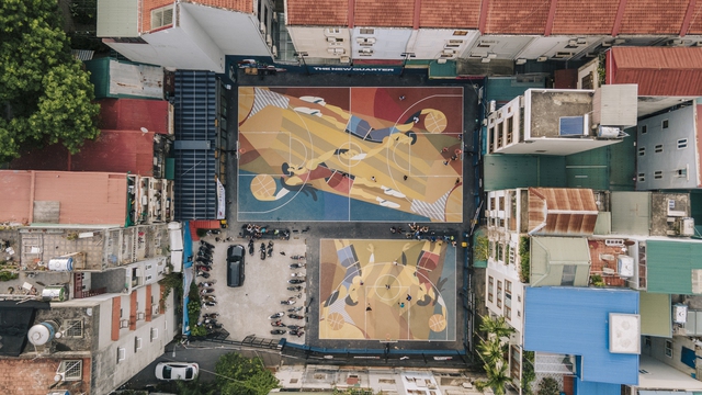 Ghé thăm sân bóng rổ đẹp nhất Hà Nội - khu sinh thái mới của &quot;giới trẻ&quot; Thủ đô - Ảnh 2.