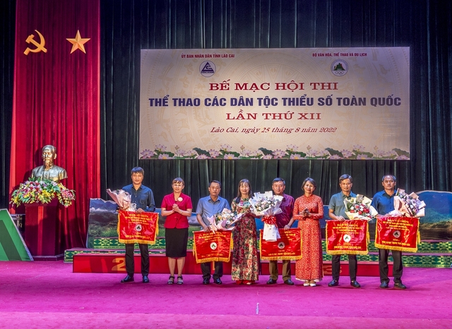 Bế mạc Hội thi Thể thao các dân tộc thiểu số toàn quốc lần thứ XII - Ảnh 1.