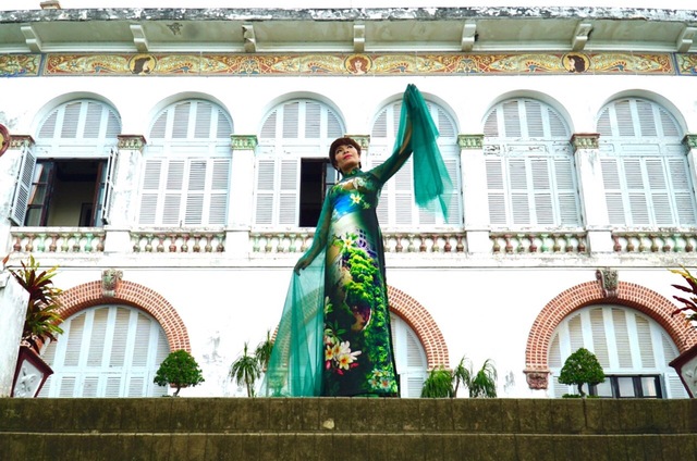 NTK Thuý Hằng đưa danh thắng Vũng Tàu lên áo dài để quảng bá du lịch và di sản Việt Nam - Ảnh 4.