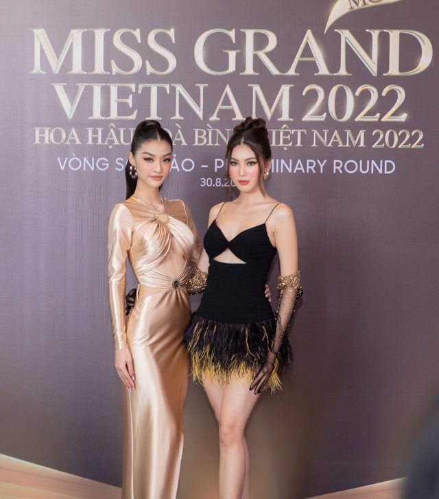 Kiều Loan, Ngọc Thảo và dàn mỹ nhân đổ bộ thảm đỏ sơ khảo Hoa hậu Hoà bình 2022  - Ảnh 4.