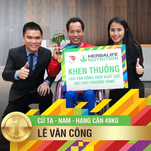 Herbalife Việt Nam thưởng nóng cho các VĐV Việt Nam đạt HCV tại ASEAN Games lần thứ 11 - Ảnh 3.