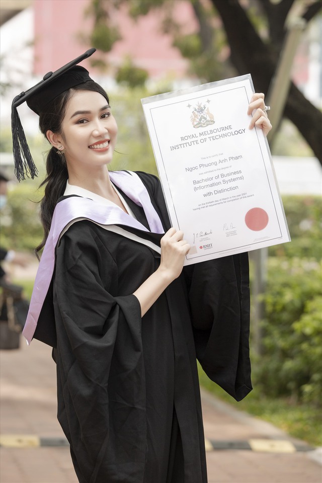 Dàn mỹ nhân Việt ngày tốt nghiệp: Lương Thuỳ Linh - Phương Anh nổi bật, 1 nàng hậu nhận bằng thạc sĩ  - Ảnh 5.