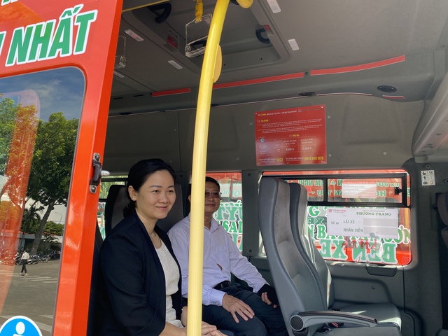 Chính thức khai trương tuyến xe buýt kết nối sân bay Tân Sơn Nhất và trung tâm TP.HCM - Ảnh 3.