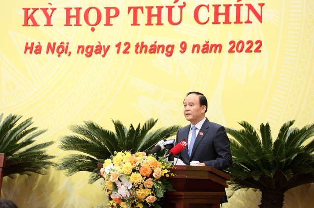 Kỳ họp thứ 9 HĐND Thành phố Hà Nội: Nhiều nội dung quan trọng được xem xét, thông qua - Ảnh 1.