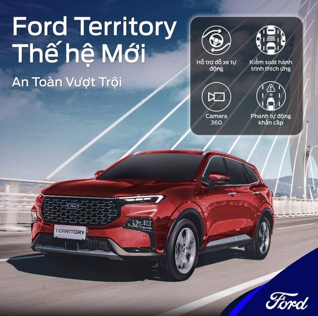 Hé lộ gói an toàn Ford Territory 2023 sắp bán tại Việt Nam: Tính năng như Everest, vượt trội hơn Tucson - Ảnh 3.