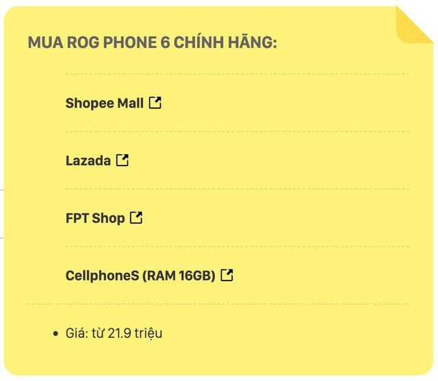 ROG Phone 6 lên kệ tại Việt Nam, giá 21.9 triệu đồng - Ảnh 4.