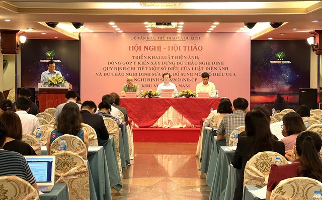 Thứ trưởng Tạ Quang Đông chủ trì Hội thảo góp ý xây dựng nghị định thi hành Luật Điện ảnh năm 2022 tại khu vực phía Nam - Ảnh 1.