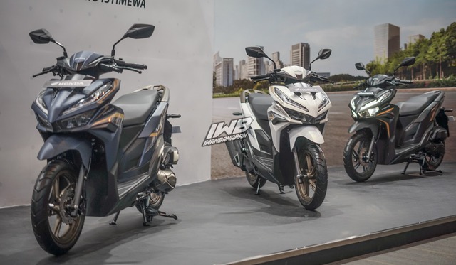 Ảnh thực tế Honda Vario 125 2023 vừa ra mắt: Giá quy đổi từ 35 triệu đồng, dễ tạo cơn sốt tại Việt Nam - Ảnh 1.