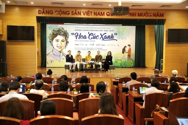 Hé lộ giọng nói của vợ chồng nhà thơ Xuân Quỳnh- Lưu Quang Vũ trong đêm thơ-nhạc-kịch Hoa cúc xanh - Ảnh 3.