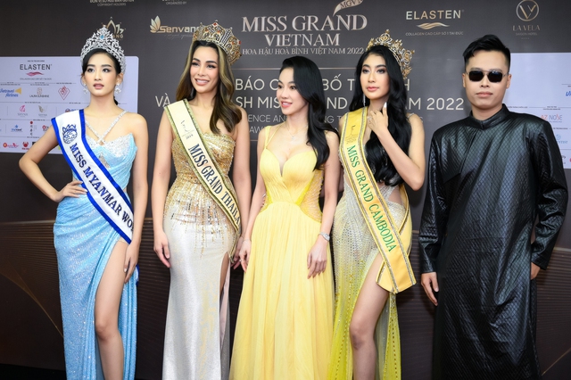 Thảm đỏ Miss Grand Vietnam 2022: Thùy Tiên nổi bật cùng các Hoa hậu quốc tế, dàn thí sinh đổ bộ nhận sash - Ảnh 7.