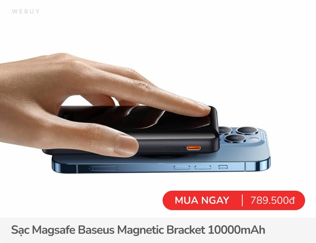 6 pin dự phòng Magsafe có nam châm hút dính chất lượng, mua trước mà chờ iPhone 14 mới - Ảnh 8.
