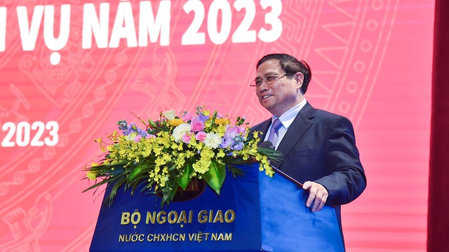 Thủ tướng Chính phủ Phạm Minh Chính: Phát huy mạnh mẽ vai trò tiên phong của đối ngoại, phục vụ đất nước phát triển bền vững, toàn diện trong giai đoạn mới - Ảnh 2.