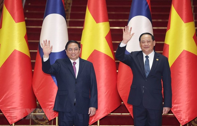 Thương mại là điểm sáng trong quan hệ Việt Nam - Lào năm 2022 - Ảnh 1.