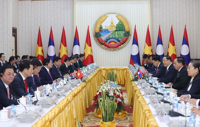 Thương mại là điểm sáng trong quan hệ Việt Nam - Lào năm 2022 - Ảnh 2.
