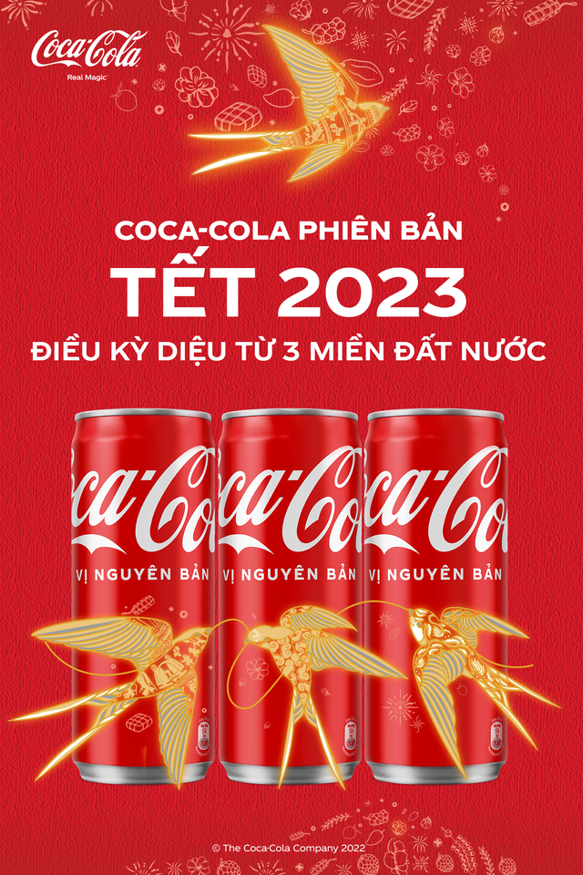 Hơn một thập kỷ Coca-Cola với én vàng sắc đỏ đem Tết về nhà cùng hàng triệu người tiêu dùng Việt - Ảnh 1.