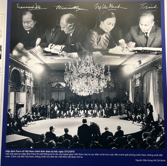 Gần 300 hình ảnh, hiện vật về Hiệp định Paris - Cánh cửa hòa bình - Ảnh 9.