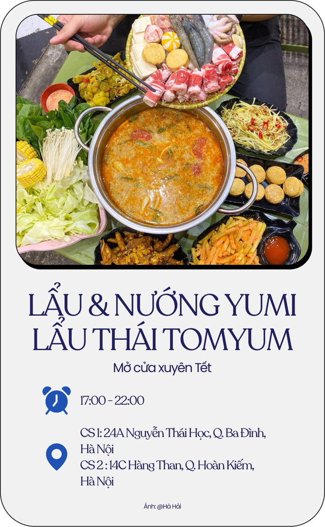 Loạt quán ăn mở cửa xuyên Tết 2023 ở Hà Nội: Món gì cũng có cho các bạn tha hồ rủ nhau tụ tập đầu năm  - Ảnh 10.