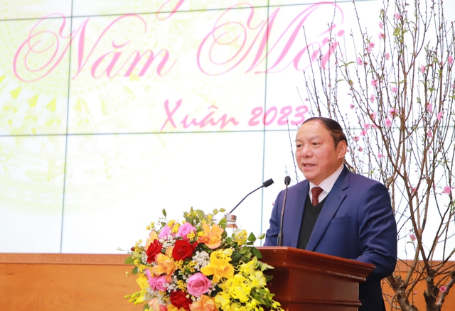 Bộ trưởng Nguyễn Văn Hùng: &quot;Nỗ lực đưa con thuyền văn hoá, thể thao du lịch cán đích như mục tiêu đề ra&quot; - Ảnh 1.