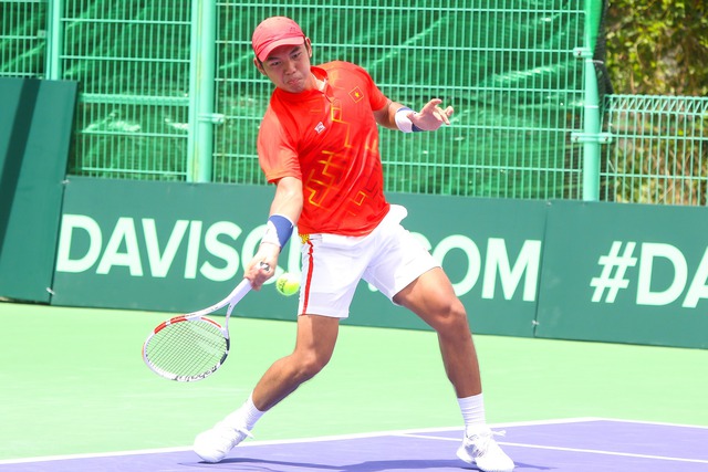 Khởi tranh vòng Play-off Davis Cup nhóm II thế giới giữa đội tuyển Quần vợt Việt Nam và Indonesia - Ảnh 2.