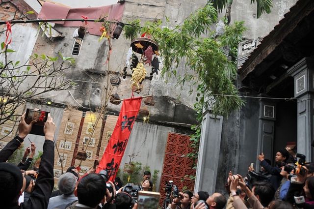Phỏng dựng nhiều nghi lễ truyền thống tại Tết Việt- Tết Phố 2023 - Ảnh 1.