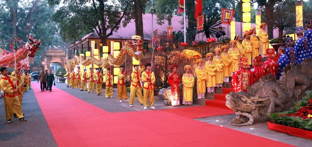 Tổ chức lễ dâng hương khai Xuân tại Hoàng thành Thăng Long - Ảnh 3.