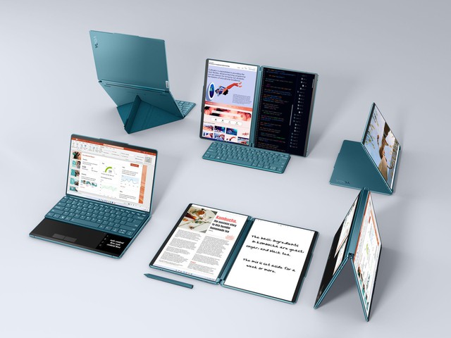 Lenovo ra mắt chiếc laptop Yoga Book 9i sở hữu 2 màn hình OLED 13,3 inch   - Ảnh 4.