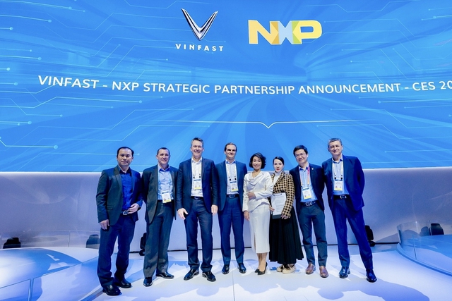 Vinfast và NXP hợp tác phát triển xe điện thông minh - Ảnh 1.