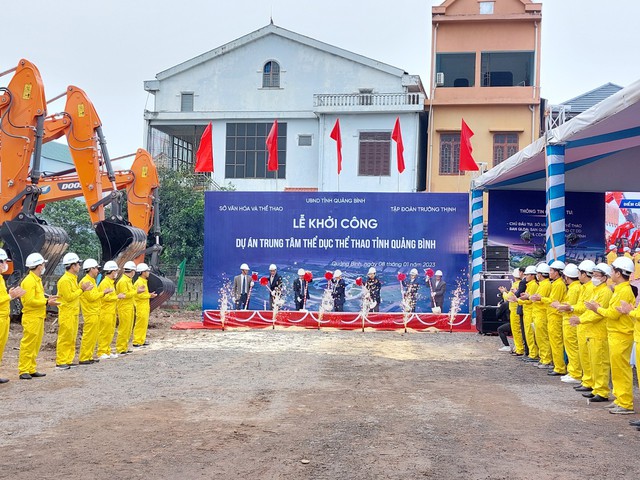 Xây dựng Trung tâm thể dục, thể thao tỉnh Quảng Bình - Ảnh 1.